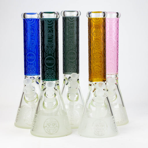 WENEED®-14" Tribal Warrior Beaker 7mm Glass Bong WENEED®