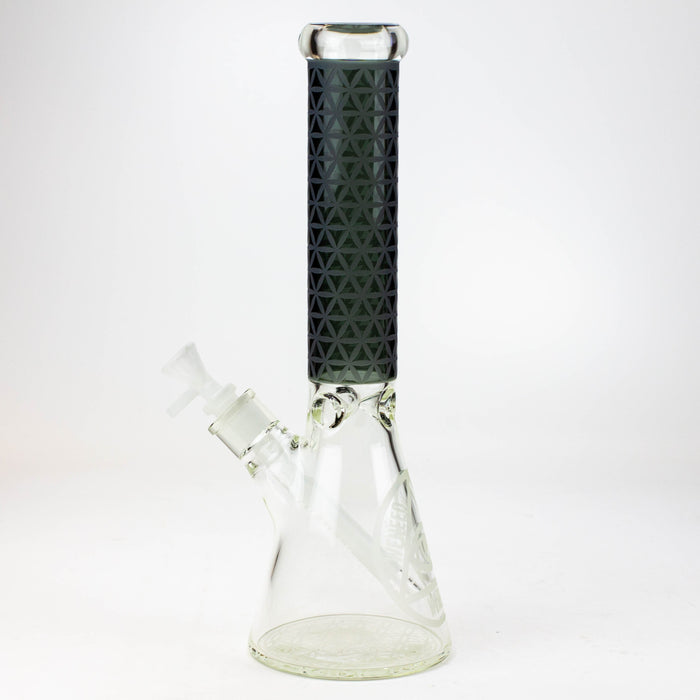 WENEED®-14" Vector Grid Beaker 7mm Glass Bong WENEED®