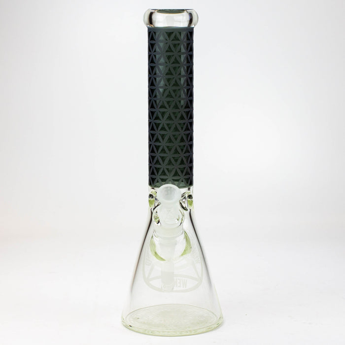 WENEED®-14" Vector Grid Beaker 7mm Glass Bong WENEED®