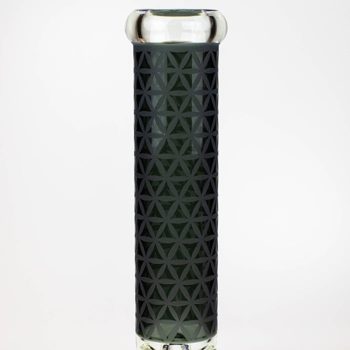 WENEED®-14" Vector Grid Beaker 7mm Glass Bong WENEED®