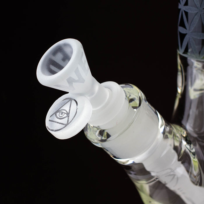 WENEED®-14" Vector Grid Beaker 7mm Glass Bong WENEED®