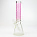 WENEED®-14" Vector Grid Beaker 7mm Glass Bong WENEED® Pink