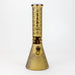 13" XTREME Glass / 7 mm / Sandblast Electroplated Glass beaker Bong [XTR-M209]- - One Wholesale