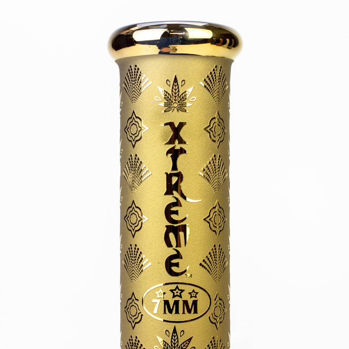 13" XTREME Glass / 7 mm / Sandblast Electroplated Glass beaker Bong [XTR-M209] Glass Bong Canadian Distributor