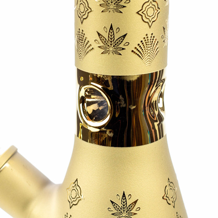 13" XTREME Glass / 7 mm / Sandblast Electroplated Glass beaker Bong [XTR-M209] Glass Bong Canadian Distributor