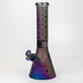 13" XTREME Glass / 7 mm / Sandblast Electroplated Glass beaker Bong [XTR-M209]-Colorfull - One Wholesale