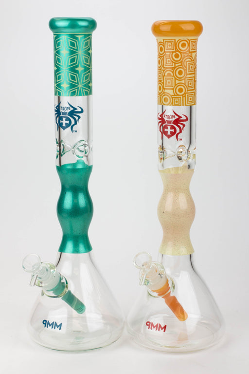 19" XTREME / 9 mm / Curbed tube glass Bong [XTR5001] Glass Bong Canadian Distributor