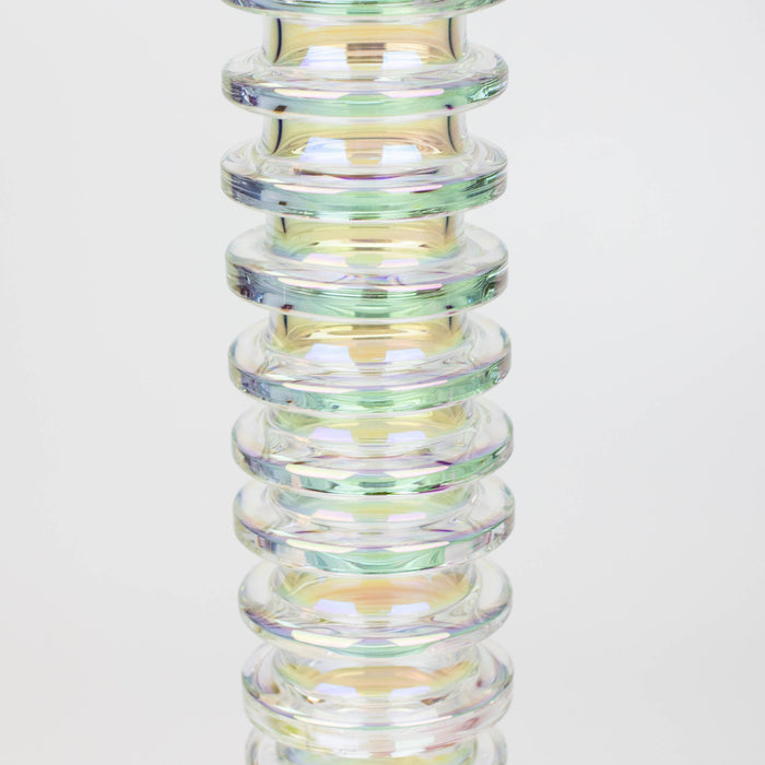 17" XTREME / 7 mm / Rock & Roll Electroplated Tube glass water bong [XTR5006]- - One Wholesale