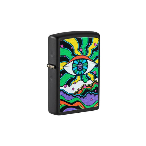 Zippo 49699 Black Light Eye Design Zippo Lighter ONE