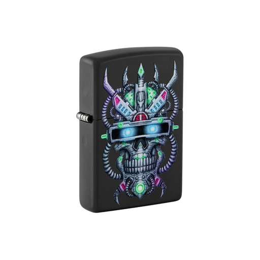 Zippo 48516 Cyber Skull Design Zippo Lighter ONE