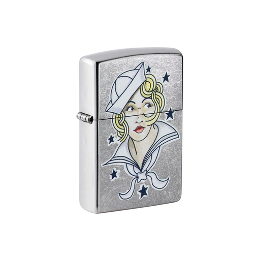 Zippo 49789 Sailor Girl Tattoo Design Zippo Lighter ONE