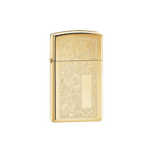 Zippo 1652B Slim® Brass Venetian® Crest · Emblem · Military ONE