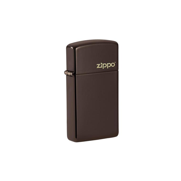 Zippo 49266ZL Brown Zippo Logo Zippo Lighter ONE