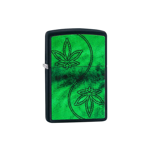 Zippo 23466 Yin-Yang Leaf Zippo Lighter ONE
