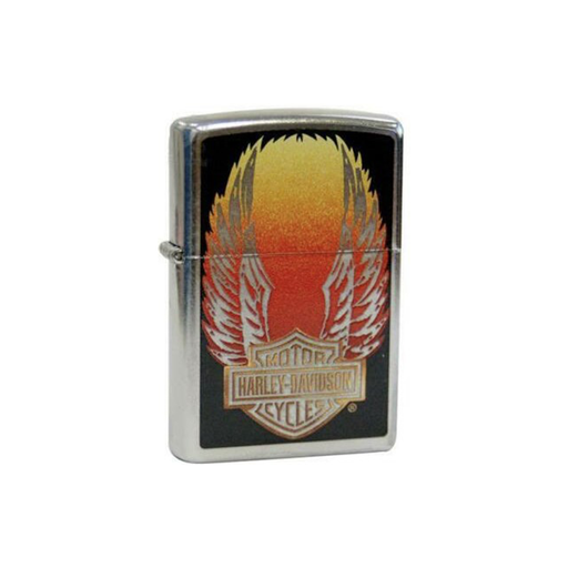 Zippo 28889 Harley Davidson Winged B&S Zippo Lighter ONE
