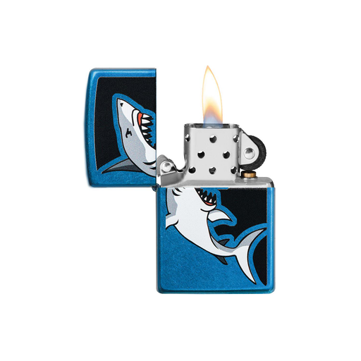 Zippo 24534 Shark Bite Design Zippo Lighter ONE