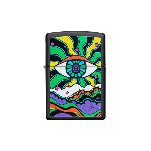 Zippo 49699 Black Light Eye Design Zippo Lighter ONE
