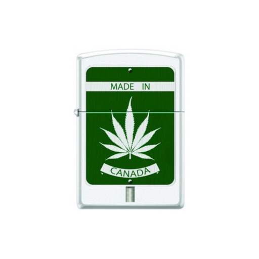 Zippo 214 Marijuana Made in Canada Sign Zippo Lighter ONE