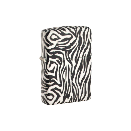 Zippo 48223 Zebra Print Design Zippo Lighter ONE