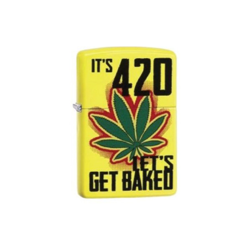 Zippo 28887 Let's Get Baked Design Zippo Lighter ONE