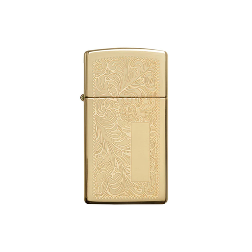 Zippo 1652B Slim® Brass Venetian® Crest · Emblem · Military ONE
