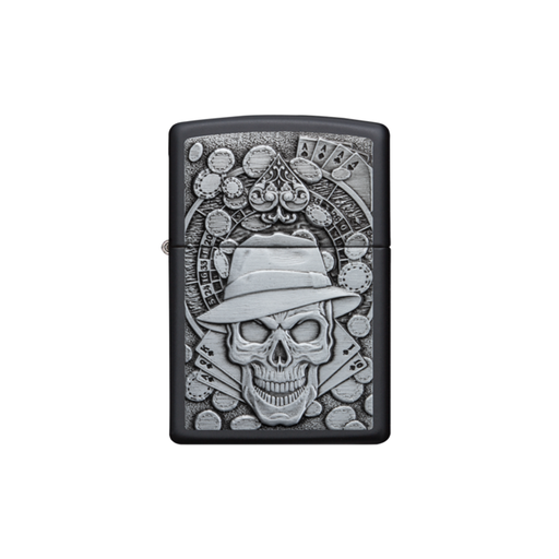 Zippo 49183 Gambling Skull Zippo Lighter ONE