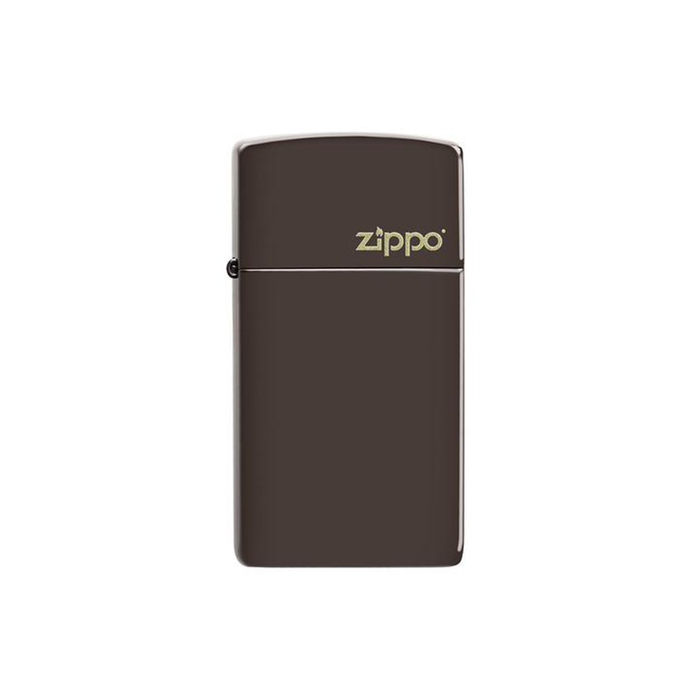Zippo 49266ZL Brown Zippo Logo