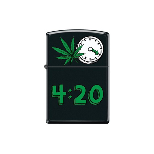Zippo 218 Leaf - 420Clock Zippo Lighter ONE