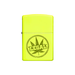 Zippo 28887 Legal Stamp Brushed Yellow Zippo Lighter ONE