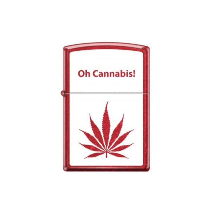 Zippo 21063 Leaf Design Oh Cannabis!
