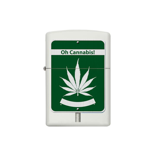 Zippo 214 Oh Cannabis Leaf Design Zippo Lighter ONE