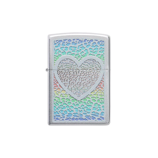 Zippo 49780 Heart Design Zippo Lighter ONE