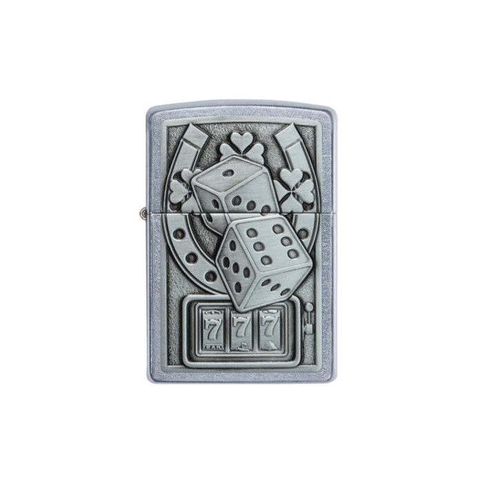 Zippo 49294 Lucky 7 Emblem Design Zippo Lighter ONE